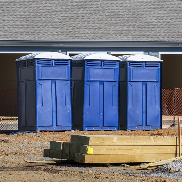 is there a specific order in which to place multiple portable restrooms in Sandy Hook